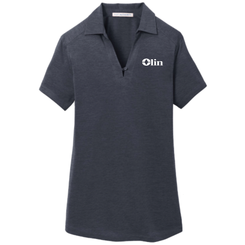 Olin - Port Authority Ladies Digi Heather Performance Polo