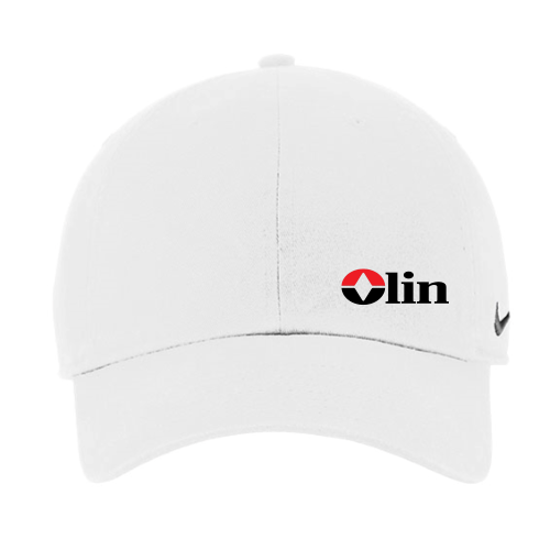 Olin - Nike Heritage Cotton Twill Cap White