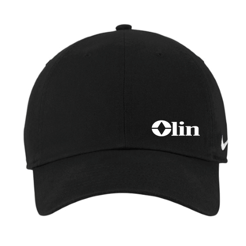 Olin - Nike Heritage Cotton Twill Cap Black